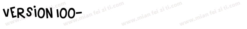 Version 100字体转换